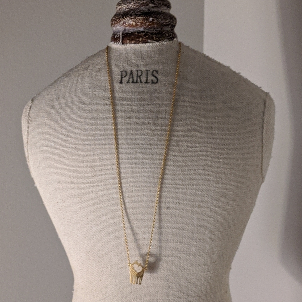 Giraffe Pendant Necklace
